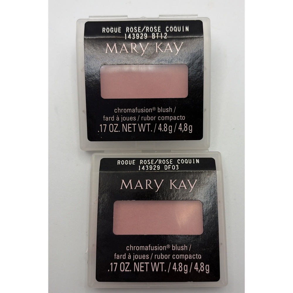 Mary Kay Chromafusion Blush Rogue Rose 143929 -NEW Full Size Lot Of 2